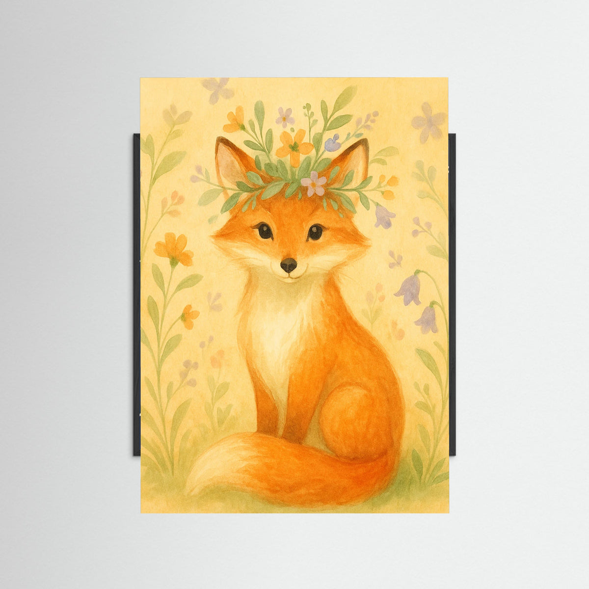Black Wood Charming Fox