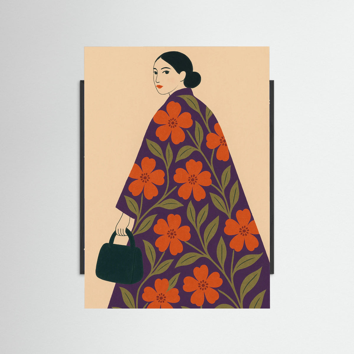 Black Wood Chic Bluebell