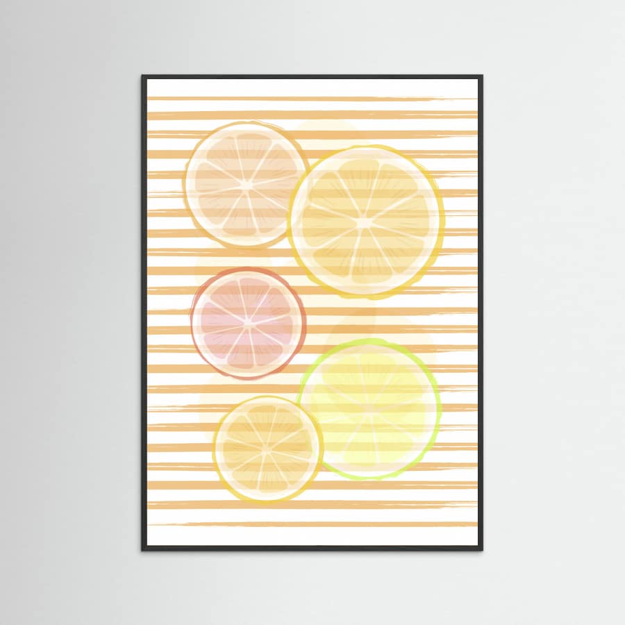 Citrus Poster – poster and art print