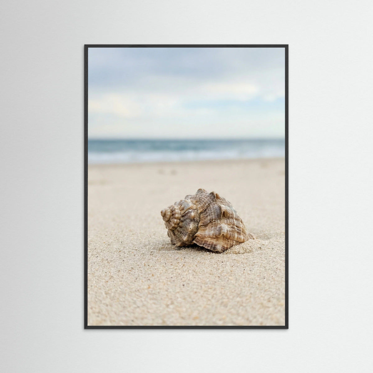 Black Wood Coastal Serenity Beige