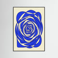 Black Wood Cobalt Maze Study