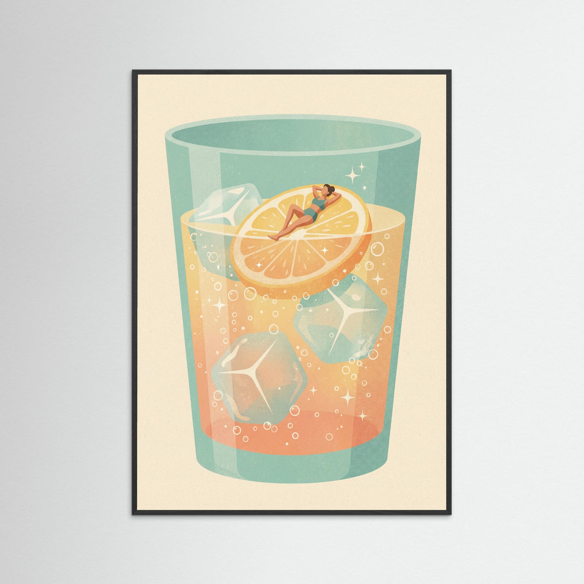 Black Wood Cocktail Oasis