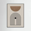 Composition lines and circles 5 Poster – plakat og kunsttryk