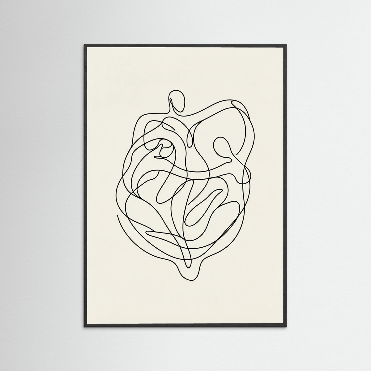 Black Wood Connected Faces