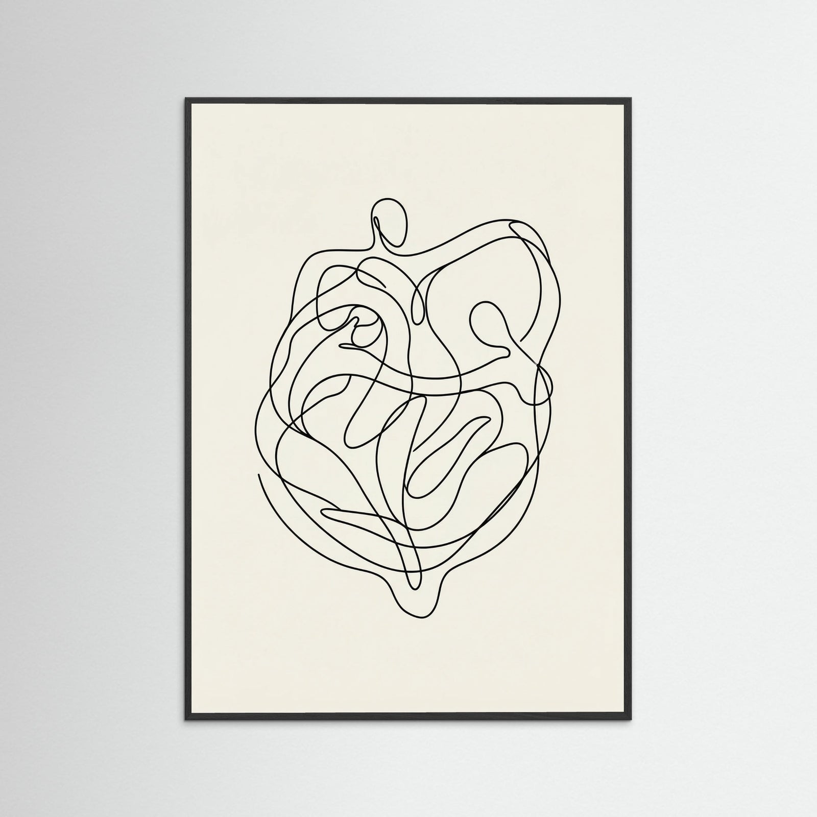 Black Wood Connected Faces