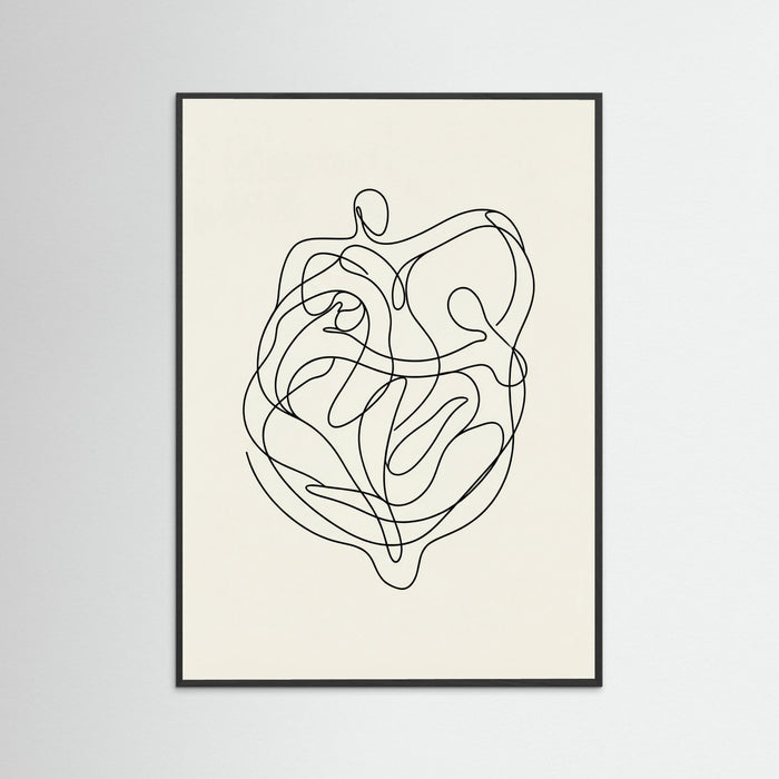 Black Wood Connected Faces