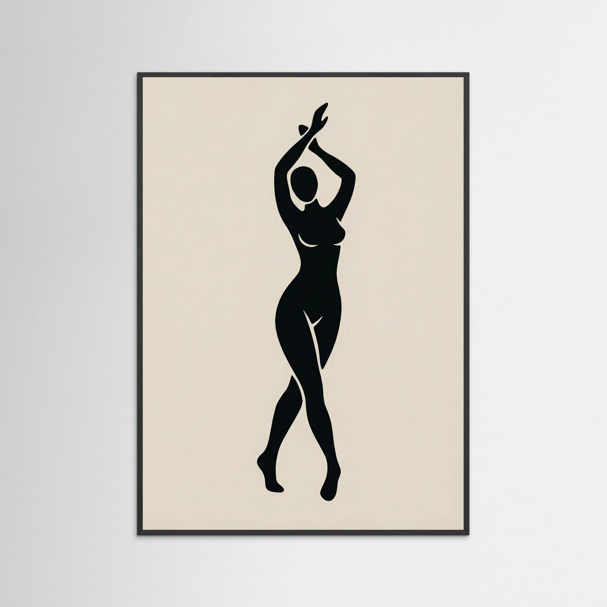 Black Wood Contemplative Form