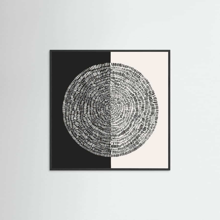 Black Wood Convergence Poster