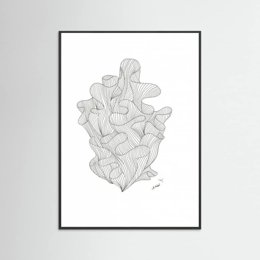 Poster Coral Jpeg – poster e stampa artistica