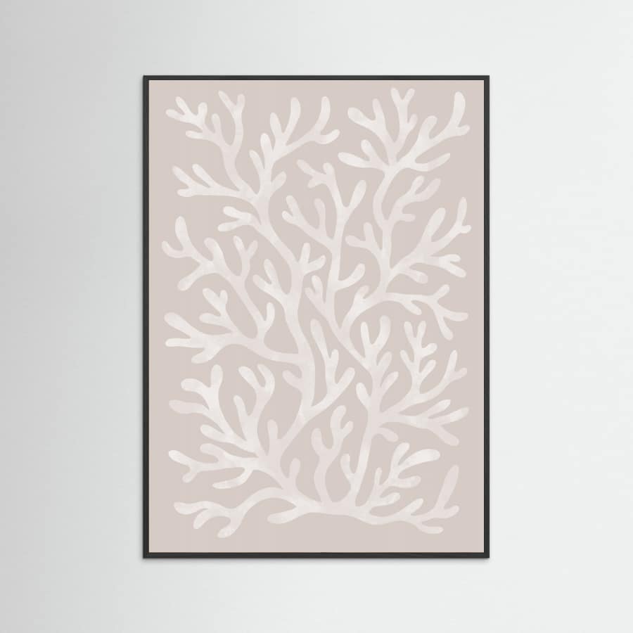 Coral pattern II Poster – poster and art print