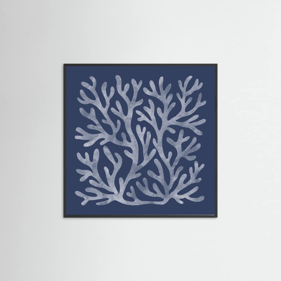 Coral square Poster – poster and art print