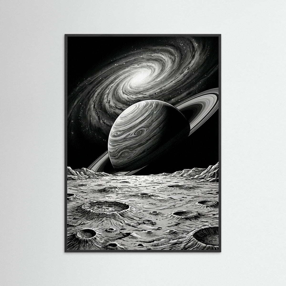 Black Wood Cosmic Vista