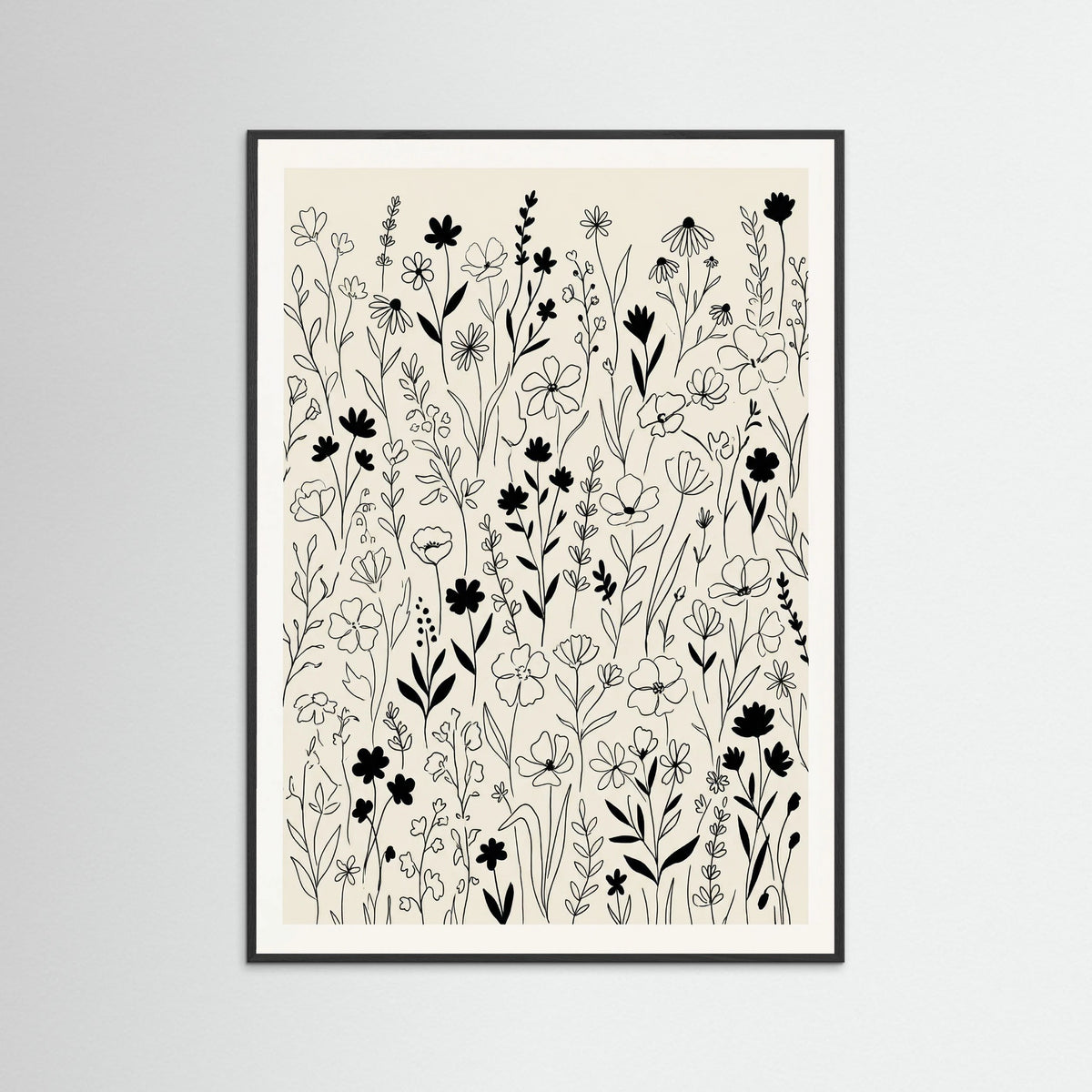 Black Wood Counting Sheep