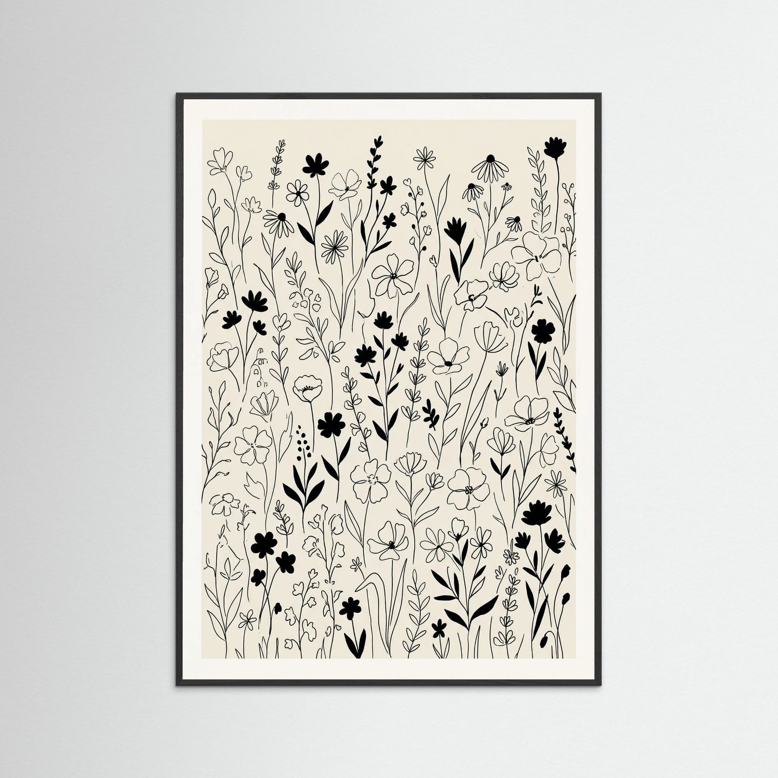 Black Wood Counting Sheep