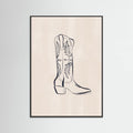 Póster Cowboy Boots By Ivy Green Illustrations – póster e impresión artística