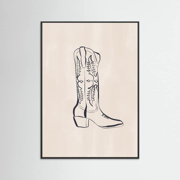 Póster Cowboy Boots By Ivy Green Illustrations – póster e impresión artística