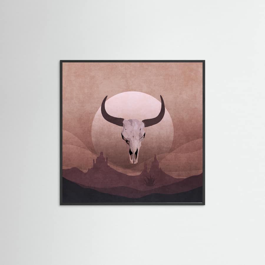 Affiche Cowboy Skull – affiche et impression d’art