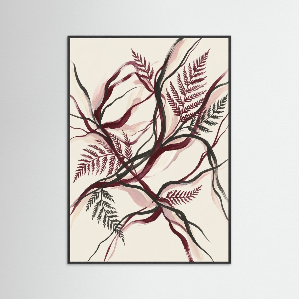 Black Wood Crimson Bloom
