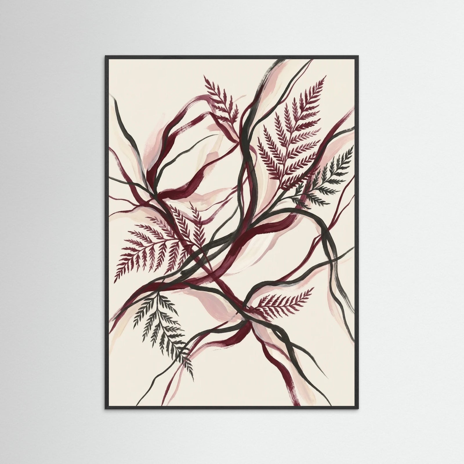 Black Wood Crimson Bloom