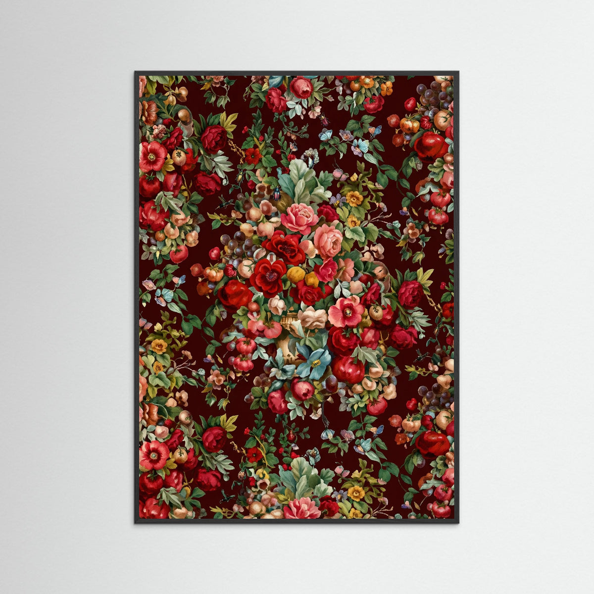 Black Wood Crimson Bloom