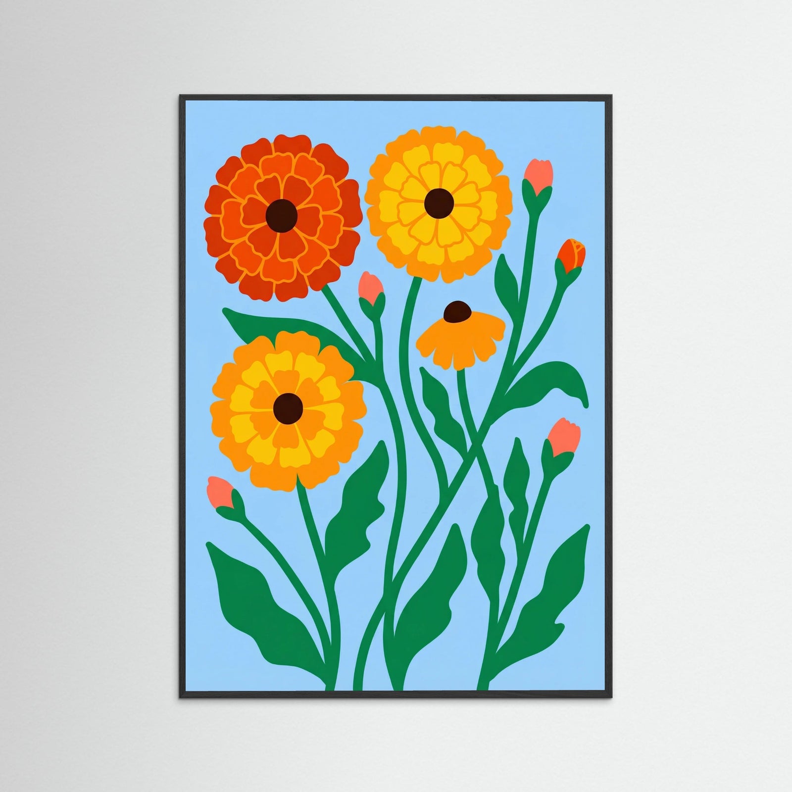 Black Wood Crimson Bloom