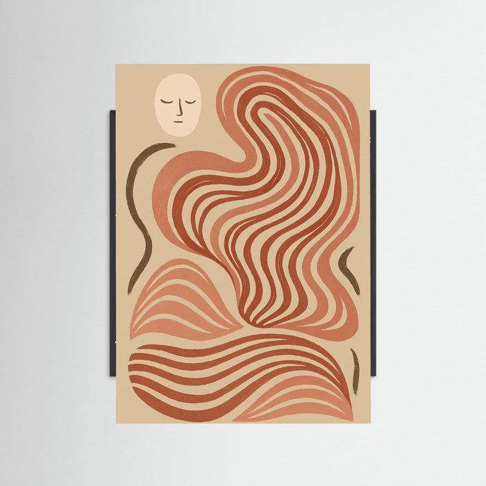 Black Wood Crimson Curves