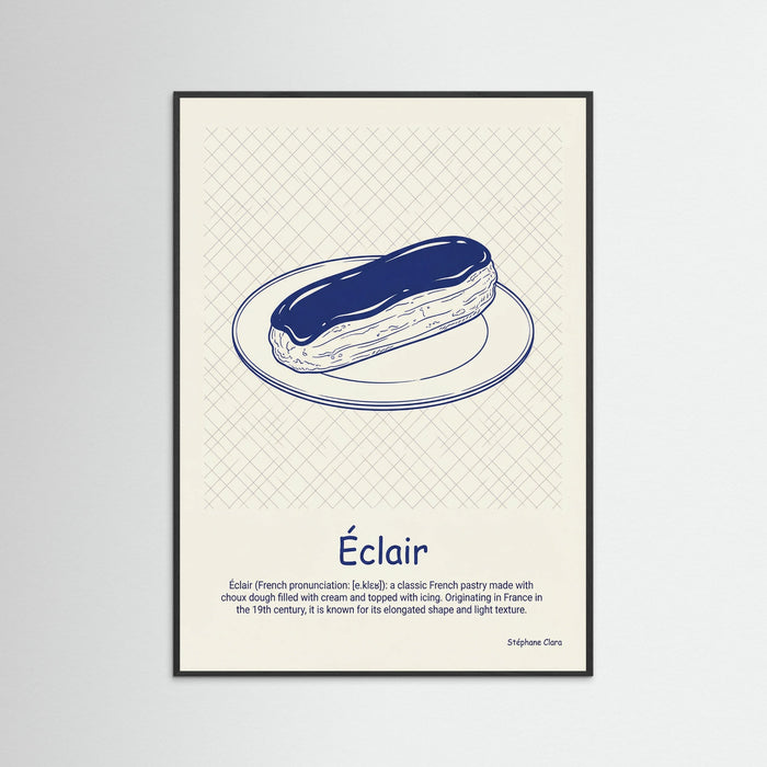Black Wood Croissant Blueprint