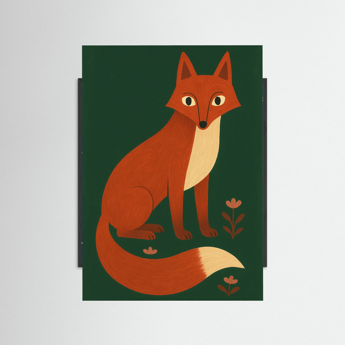 Black Wood Curious Fox