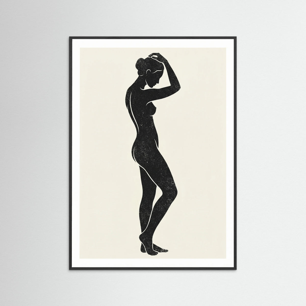 Black Wood Curled Embrace