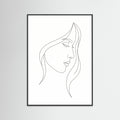 Black Wood Curved Silhouette