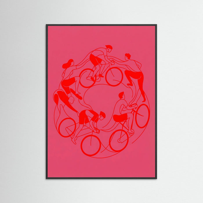 Black Wood Cycling Circles
