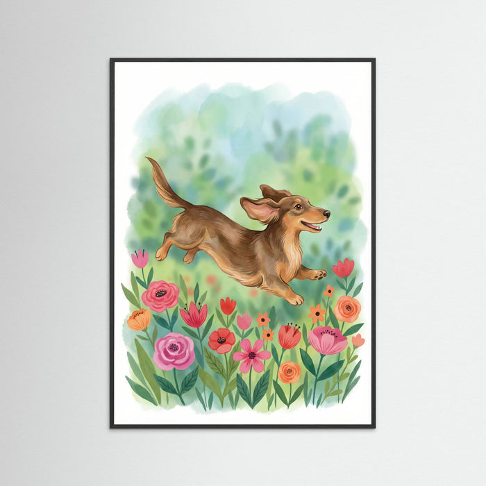 Black Wood Dachshund Trio