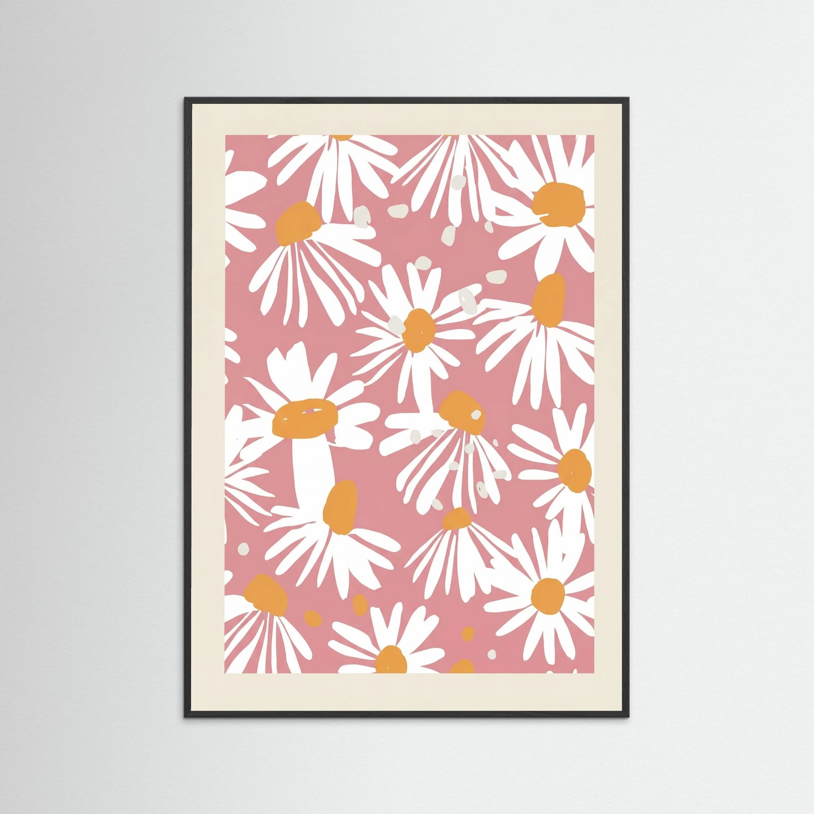 Black Wood Daisy Field Bloom