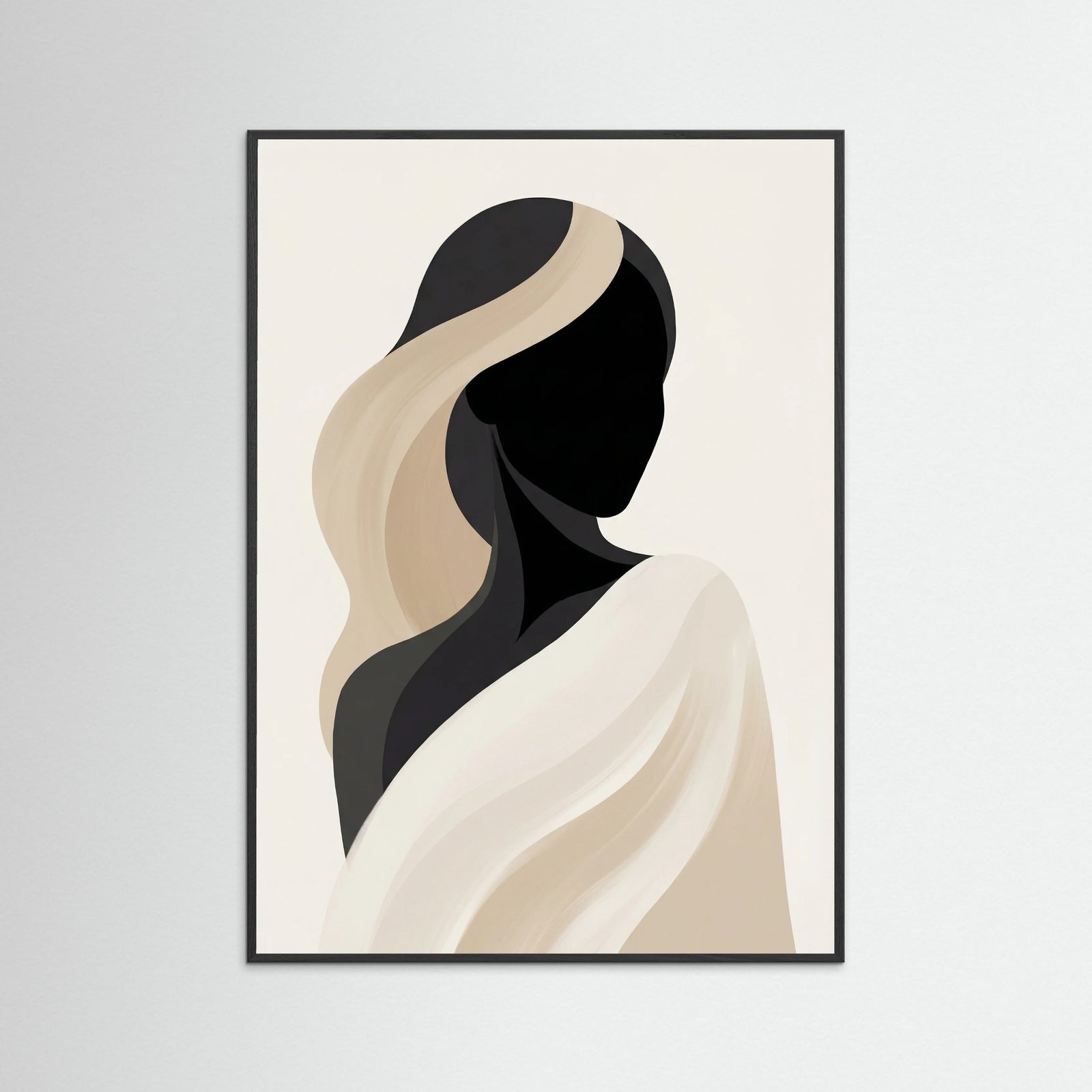 Black Wood Dancing Silhouette
