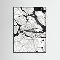 Black Wood Danish Cityscape