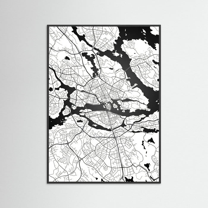 Black Wood Danish Cityscape