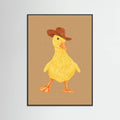 Póster Daphne the Cowgirl Duckling – póster e impresión artística