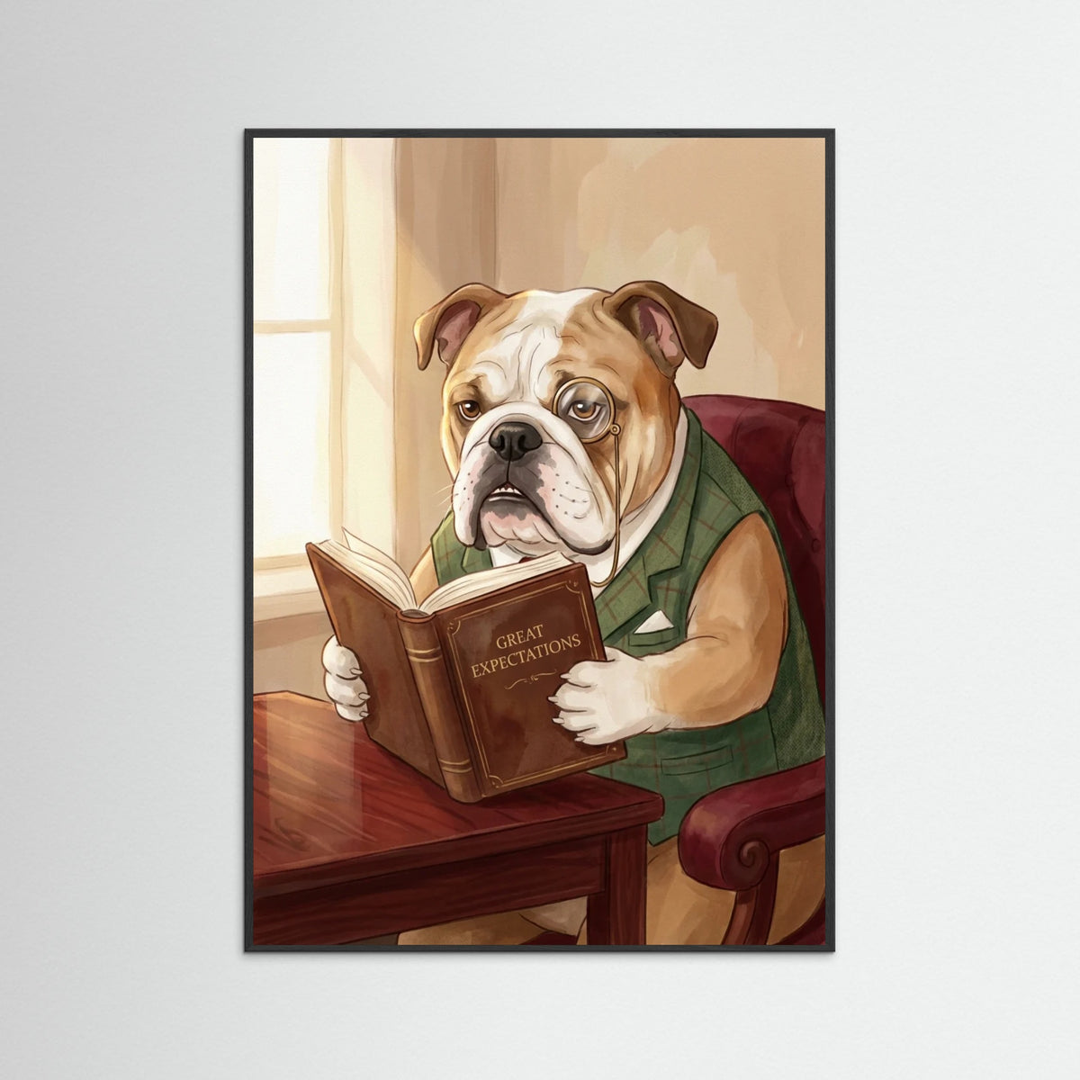 Black Wood Dapper Reflection