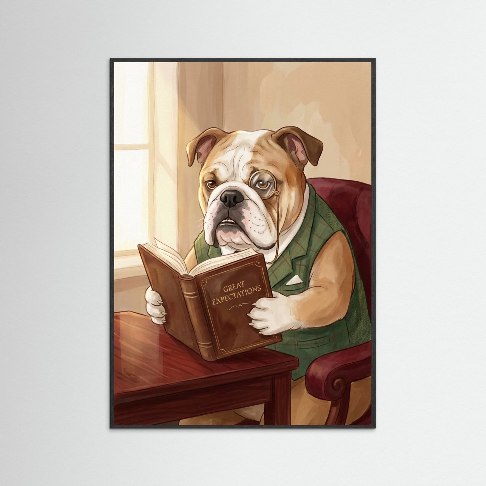 Black Wood Dapper Reflection