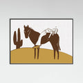 Day of rest COW GIRL Poster – poster and art print