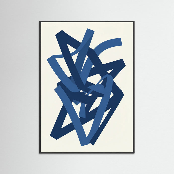Black Wood Deep Blue Strands
