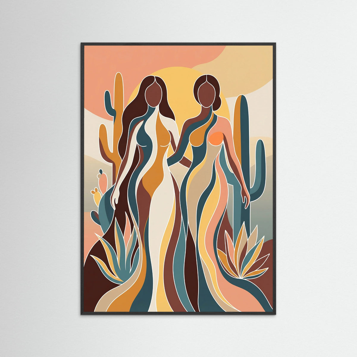 Black Wood Desert Bloom Dance