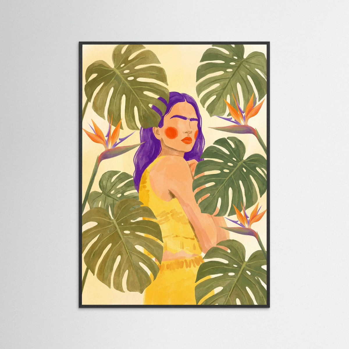 Black Wood Desert Bloom