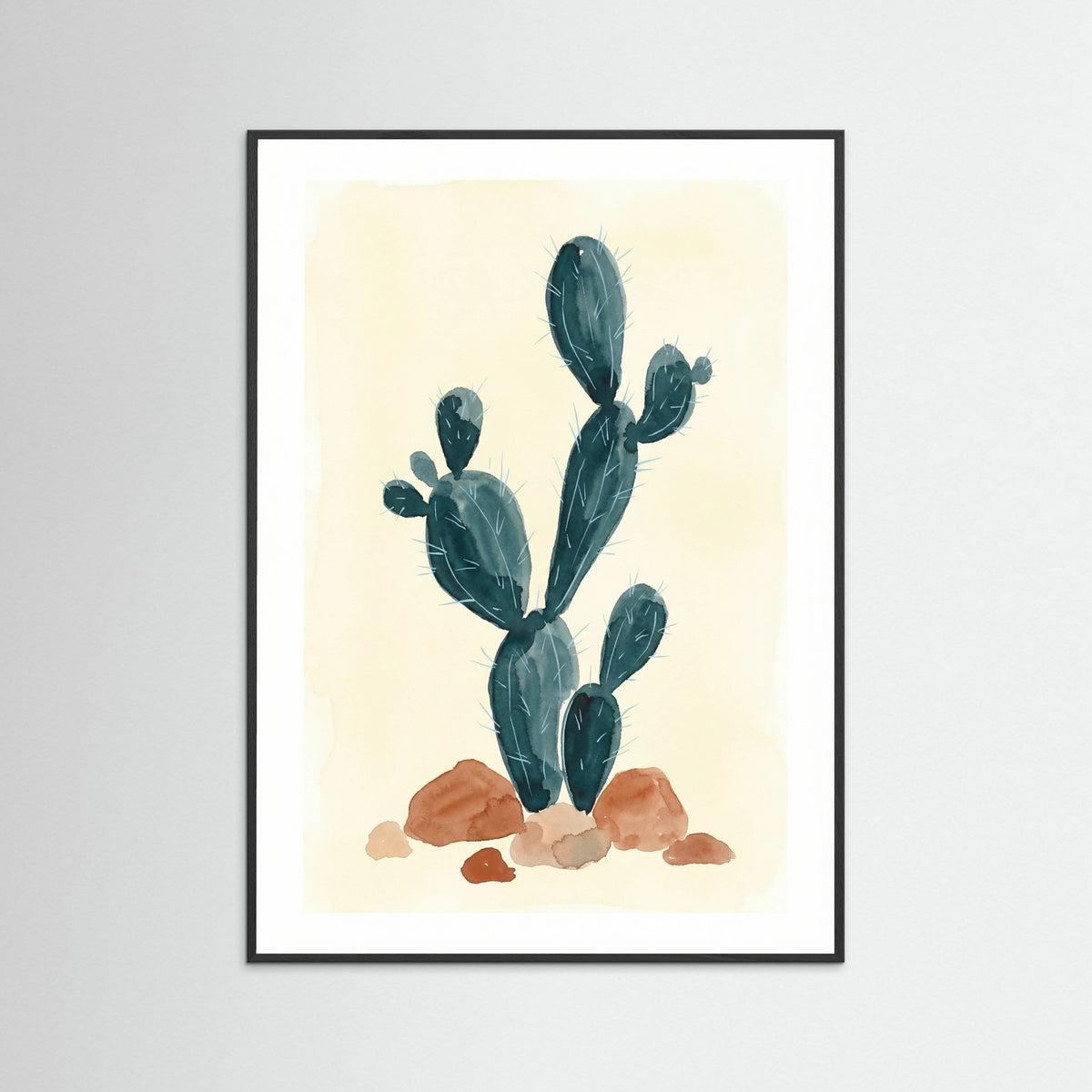 Black Wood Desert Bloom