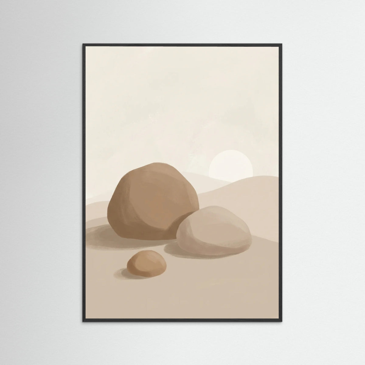 Black Wood Desert Bloom