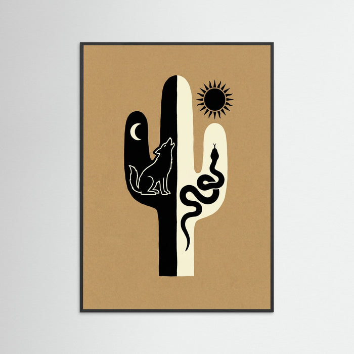 Black Wood Desert Duality
