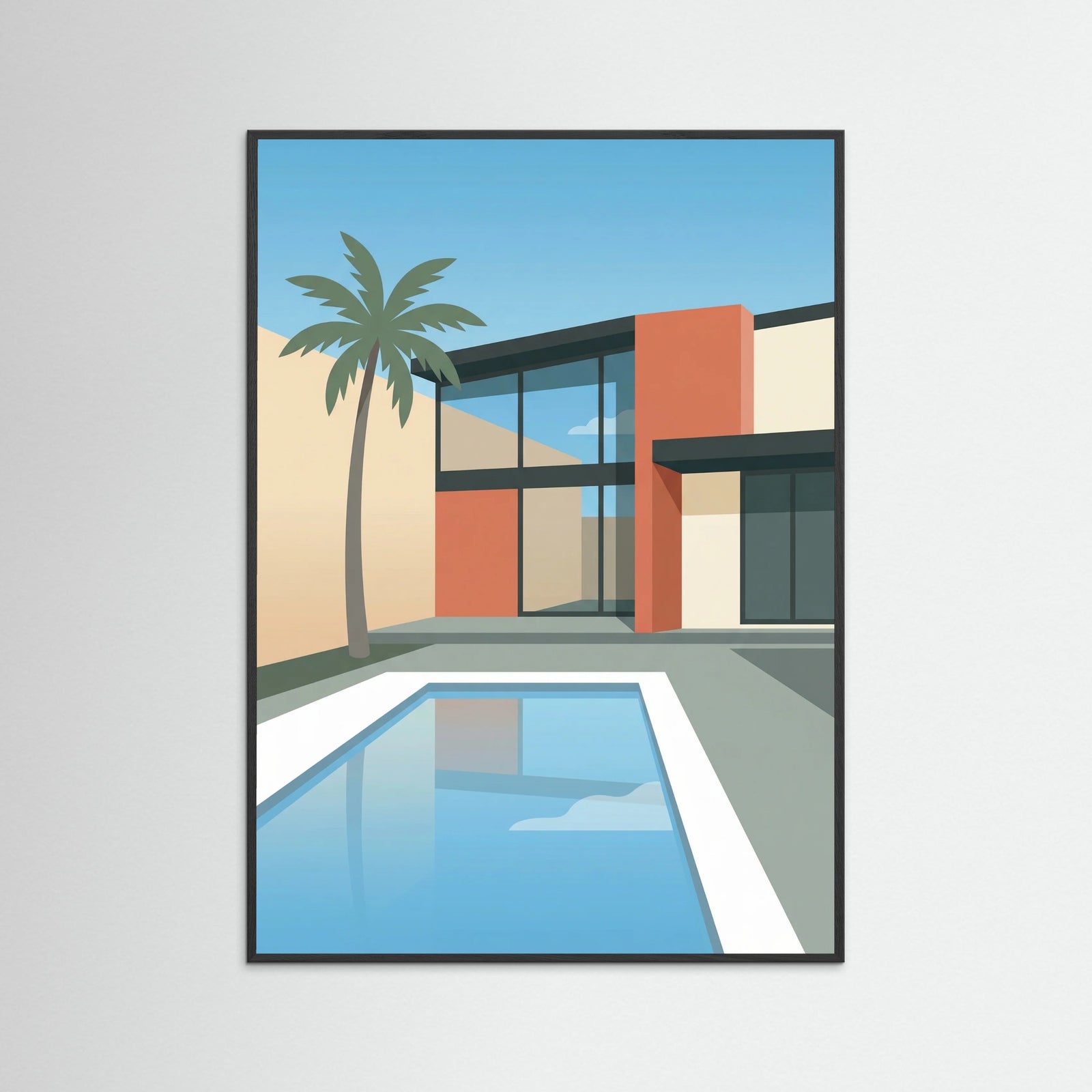 Black Wood Desert Modernism