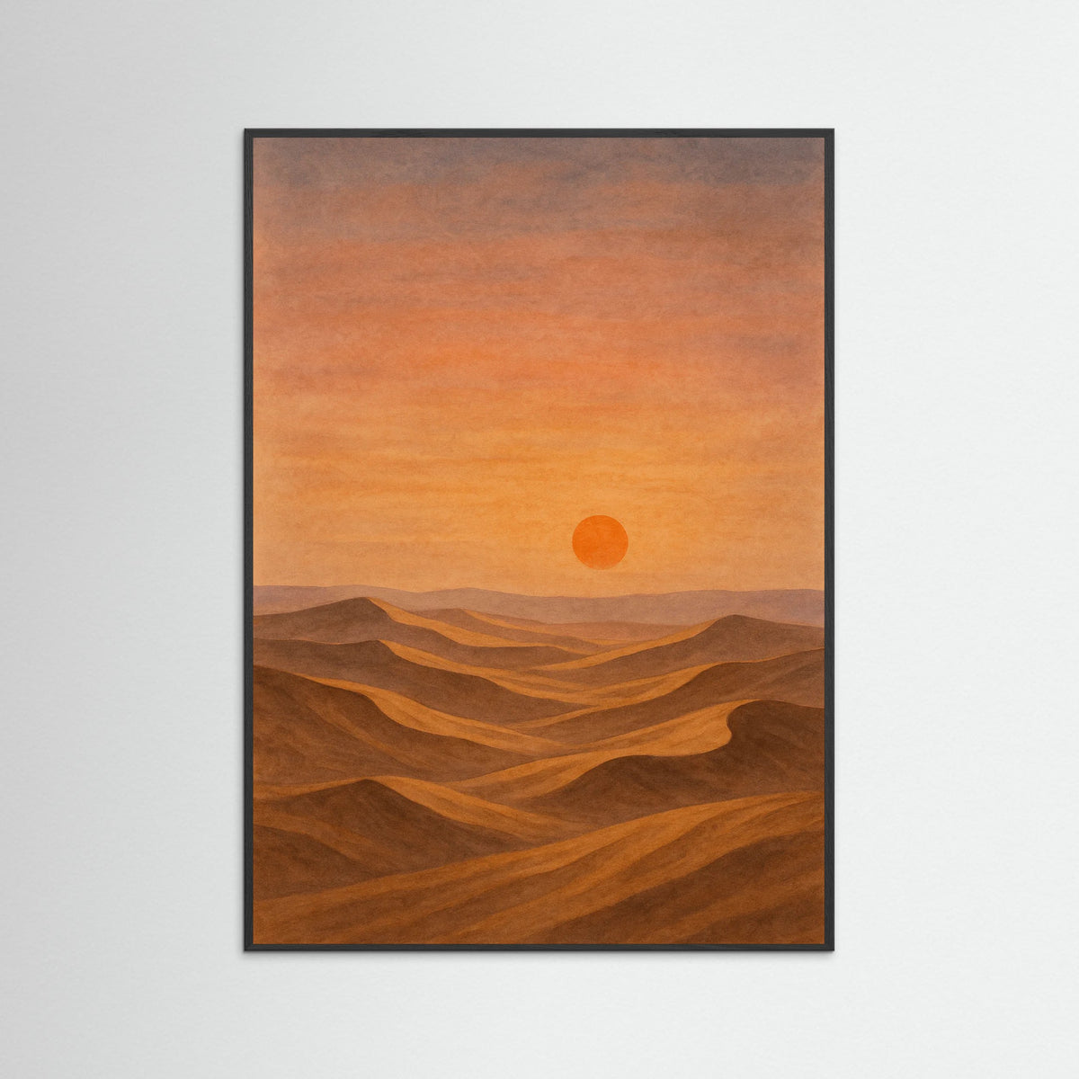 Black Wood Desert Silence