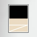 Black Wood Diagonal Balance