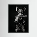 Black Wood Dior Doberman